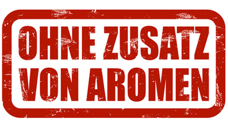 Schild "Ohne Zusatz von Aromen", Copyright Fotolia.com