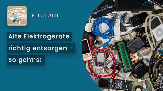 Externer Link zum Podcast Alte Elektrogeräte richtig entsorgen - So geht's!