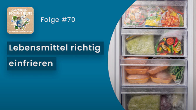 Externer Link zum Podcast Lebensmittel richtig einfrieren