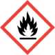 GHS-Gefahrenpiktogramm "Flamme"